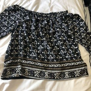 Madewell off the shoulder top
